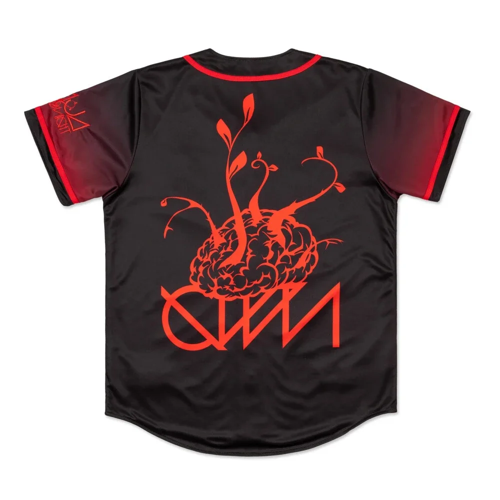 Ganja White Knight Bassline 2.0 Reversible Baseball Jersey Size S Small